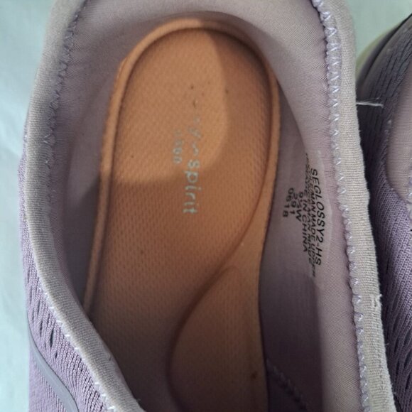 Easy Spirit Women's 9.5 Wide GLOSSY2 Purple Slip-On Walking Sneakers - Picture 6 of 9